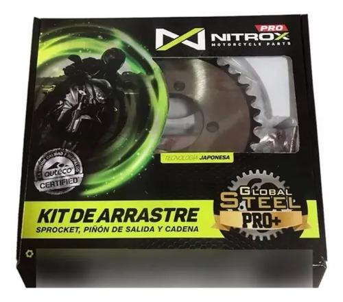 Kit De Arrastre Original Auteco Victory Combat Reforzado Nt Plateado 2