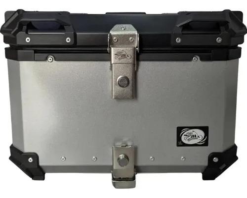 Baul Maletero Sm 45 Litros Espaldar Base Aluminio Tipo Dr1 Plateado 3