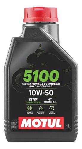 Aceite Lubricante Moto Motul 5100 Sintetico 10w50 4t 1l