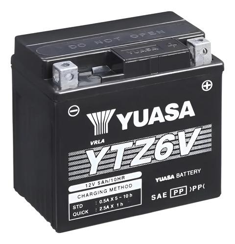 Bateria Moto Yuasa Original Yamaha Fz-s Nmax Xtz150 Ytz6v Derecho