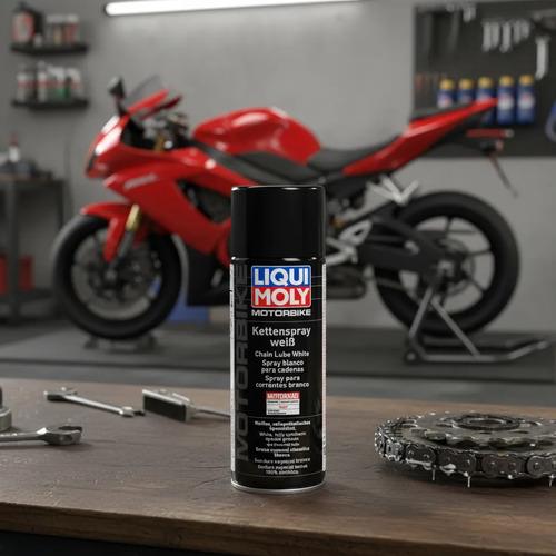 Liqui Moly Lubricante De Cadena Moto Blanco Sintetico 400ml 2