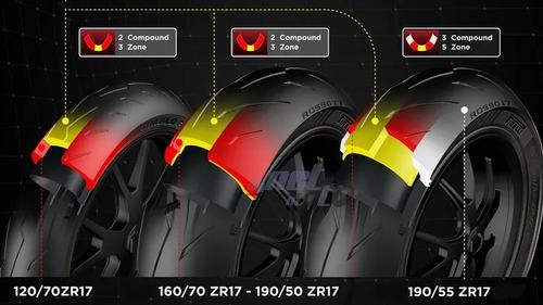 Llanta 140/70-17 Pirelli Diablo Rosso 4 Radial Tl 66h 7