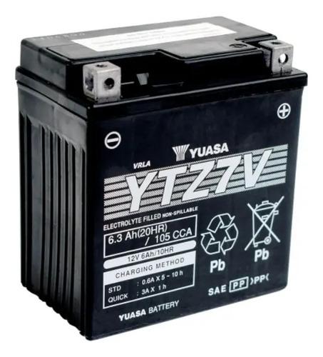 Bateria Moto Yuasa Original Honda Xre 300 Nmax Connect Ytz7v Derecho 3