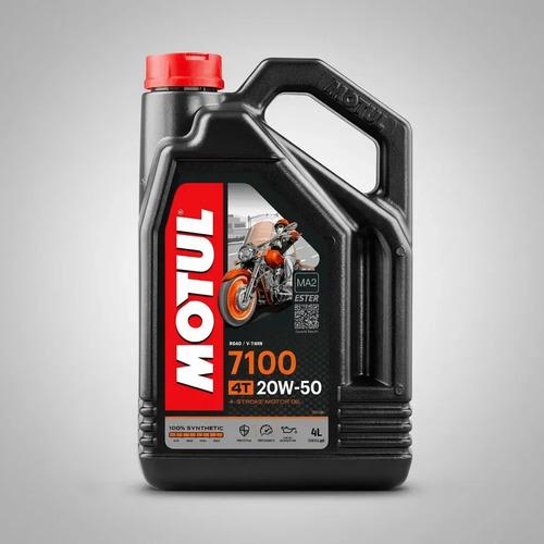 Aceite Para Motor Motul 7100 4t Sintético 20w-50 Para Motos Y Cuatriciclos 4
