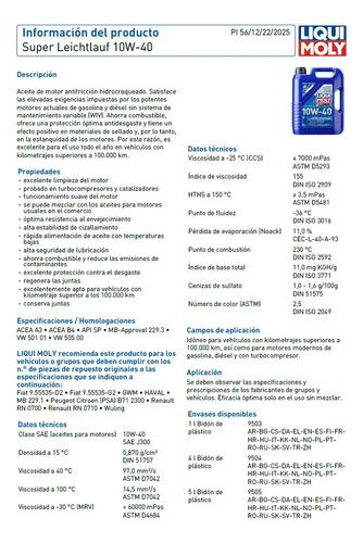 Liqui Moly Super Leichtlauf 10w40 2