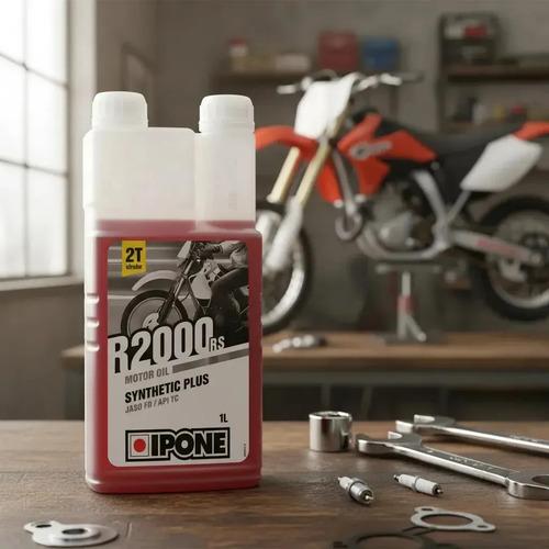 Aceite Para Motor De Moto Ipone R2000 2t Sintetico Fresa 5
