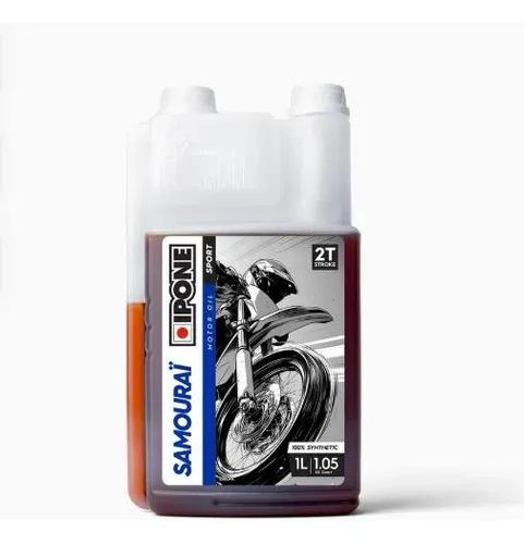 Aceite Para Motor De Moto Ipone Samourai 2t Sintetico Fresa 2