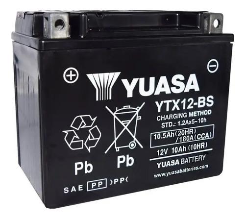 Batería Moto Yuasa Original Vstrom 650 Dl Versys 650 Ytx12 Izquierdo 2