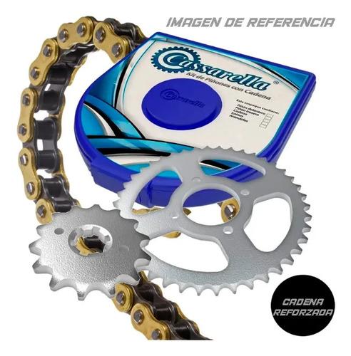 Kit De Arrastre Auteco Hero Hunk 125 R Reforzado Cassarella Dorado 2