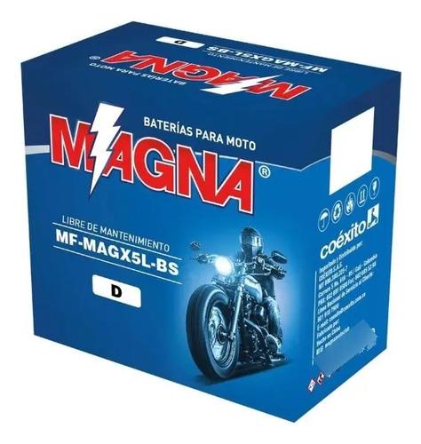 Batería Moto Magna Honda Nxr 125 150 Bros Titan Mf Magx5l Bs 3