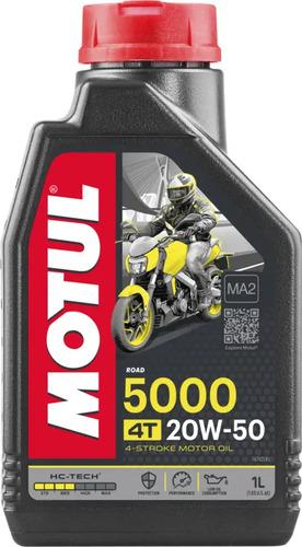 Aceite Lubricante Motor Moto Motul 5000 Sintetico 20w-50 1l 4