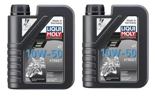 Aceite Liqui Moly 10w50 Street Sintetico 2