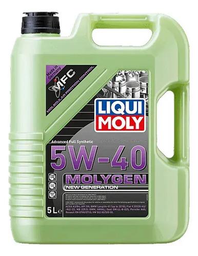 Aceite 5w40 Molygen New Generation Dual Liqui Moly 5l