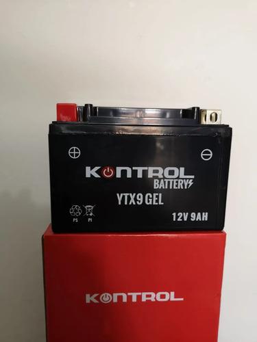 Batería Moto Honda Trx 250 Versys 300 Mt03 Kontrol Ytx9 Gel Izquierdo 4