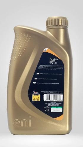 Aceite Eni L-ride 15w50 Street & Touring Synthetic 3