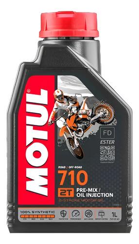 Aceite Motul Sintético 2t Para Motos Y Cuatriciclos 1l Eh