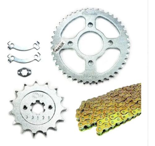 Kit De Arrastre Hero Hunk 160 O'ring Reforzado Cassarella Dorado 2
