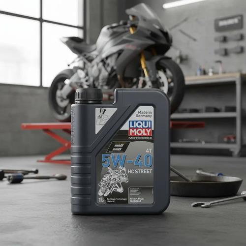 Aceite Lubricante Moto Liqui Moly Street Hc 5w40 Sintetic 1l 4