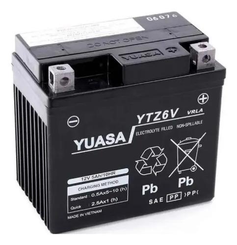 Bateria Moto Yuasa Original Yamaha Fz-s Nmax Xtz150 Ytz6v Derecho 2
