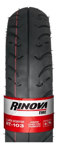 Llanta 90/100-10 Rt-103 Tl 58l Rinova Tires 5