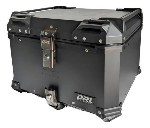Baul Maletero Dr1 57 Litros Espaldar Aluminio Desmontable Negro