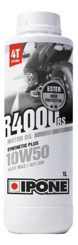 Aceite Lubricante Moto Ipone R4000 10w50 Sintético 4t 1l 2