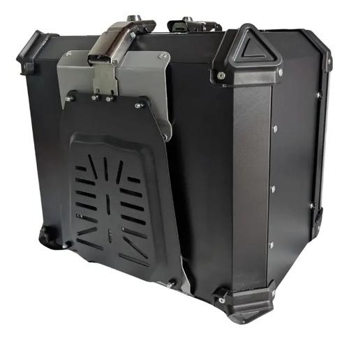 Baul Maletero Dr1 57 Litros Espaldar Aluminio Desmontable Negro 5