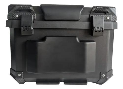 Baúl Moto 57 L Negro Con Soporte Desmontable Y Espaldar Acolchado Dr1 4