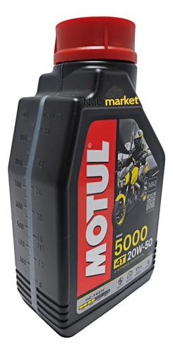 Aceite Lubricante Motor Moto Motul 5000 Sintetico 20w-50 1l 6