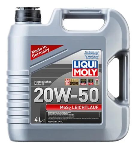 Aceite Motor 20w50 Aditivo Antifricción Mos2 4l Liquimoly