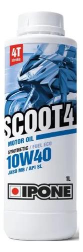 Aceite Moto Ipone 10w40 Especial Scoot Sintético X 1l 3