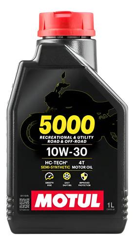 Aceite Lubricante Motul 5000 Semi Sintetic Moto 4t 10w30 1lt