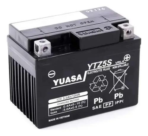 Batería Moto Yuasa Cb 110 Eco Deluxe Best Splendor Ytz5s Derecho 2