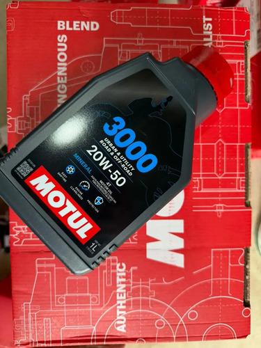 Aceite Motul 3000 20w50 Mineral Motos 4 T - 2 Piezas 6