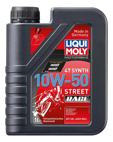 Aceite Lubricante Liqui Moly Street Race 10w50 Sintetico 1l