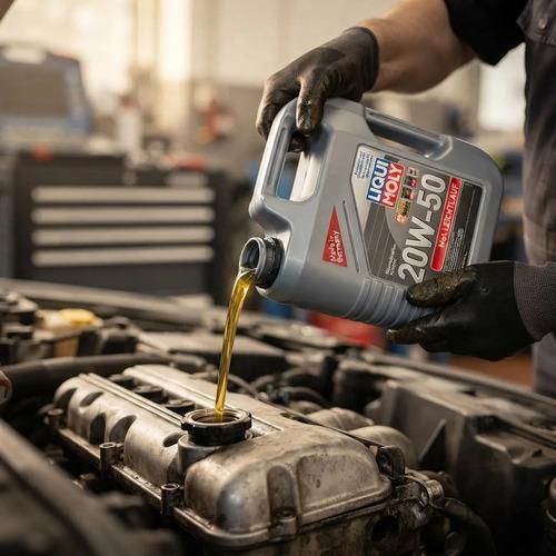 Aceite Motor 20w50 Aditivo Antifricción Mos2 4l Liquimoly 3