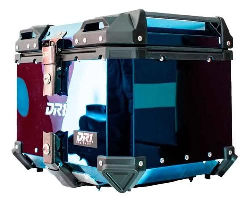 Maletero Cuadrado Dr1 Alu Pro Acero 45 Lt Azul 8
