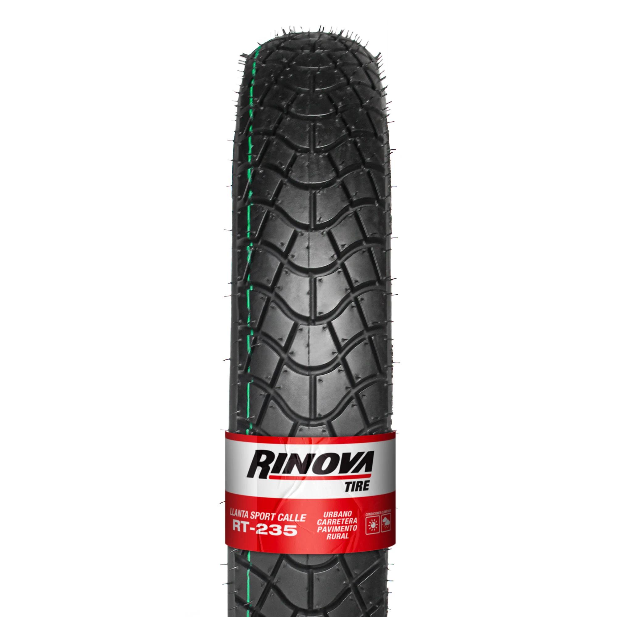 Llanta Moto Sport Calle 80/100-14 Rinova Tires RT-235 53L Sellomatic