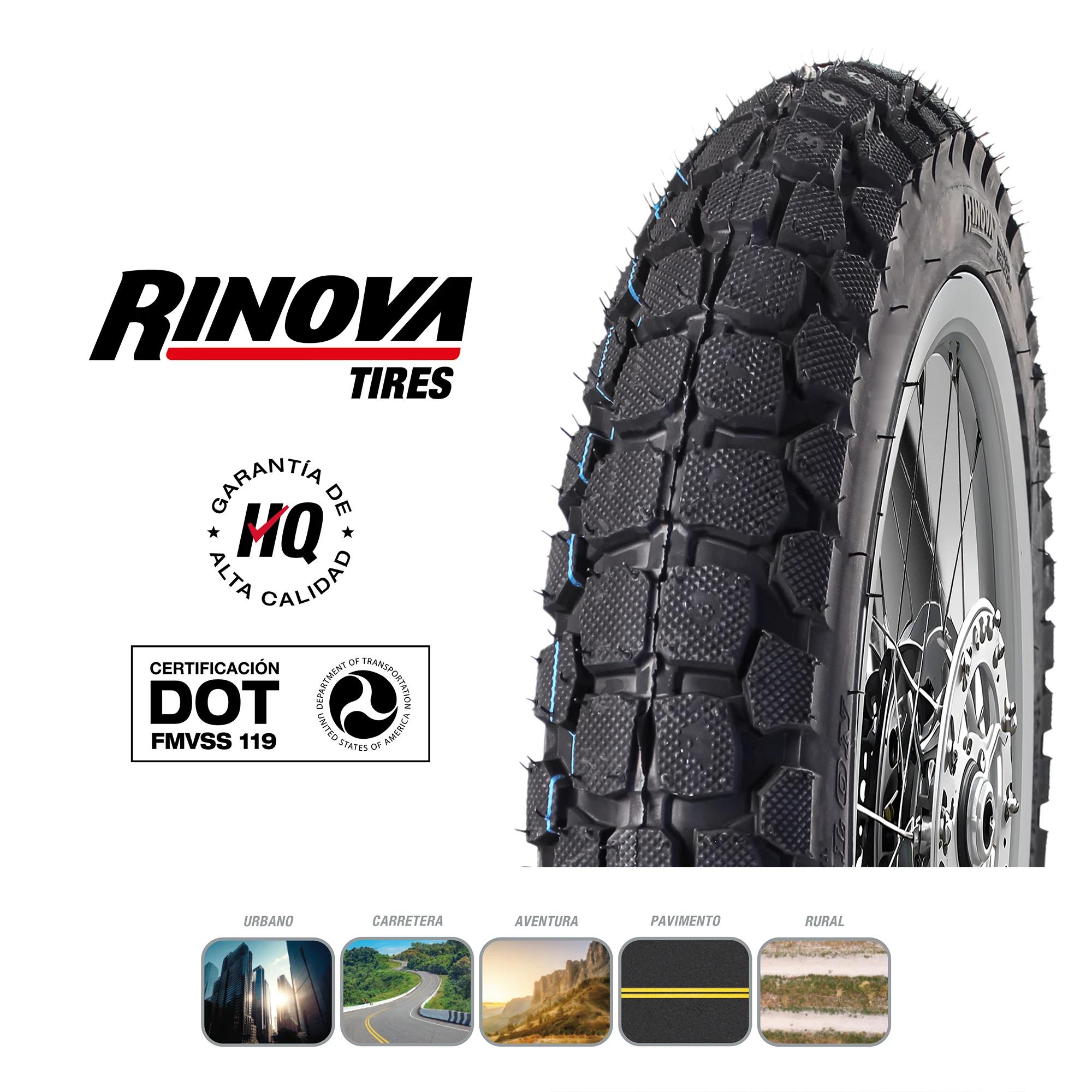 Llanta Moto Doble Propósito 300-14 RINOVA RT-628B TT 48L 5