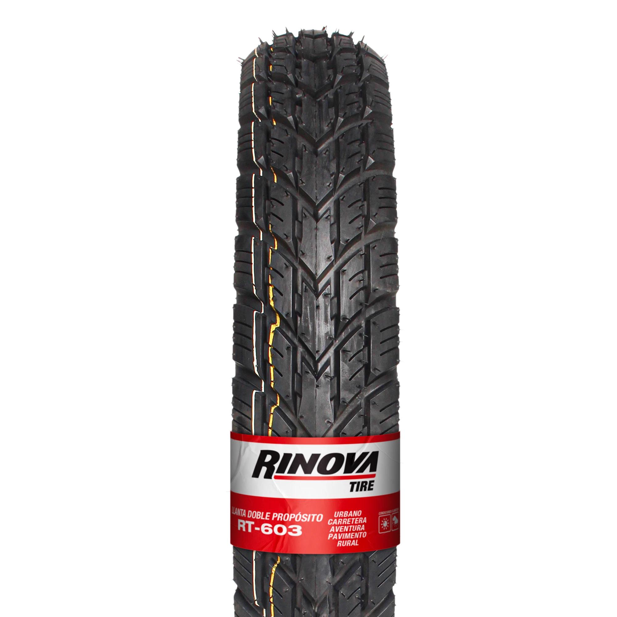 Llanta Moto Doble Propósito 275-17 Rinova Tires RT-603 TT 50L
