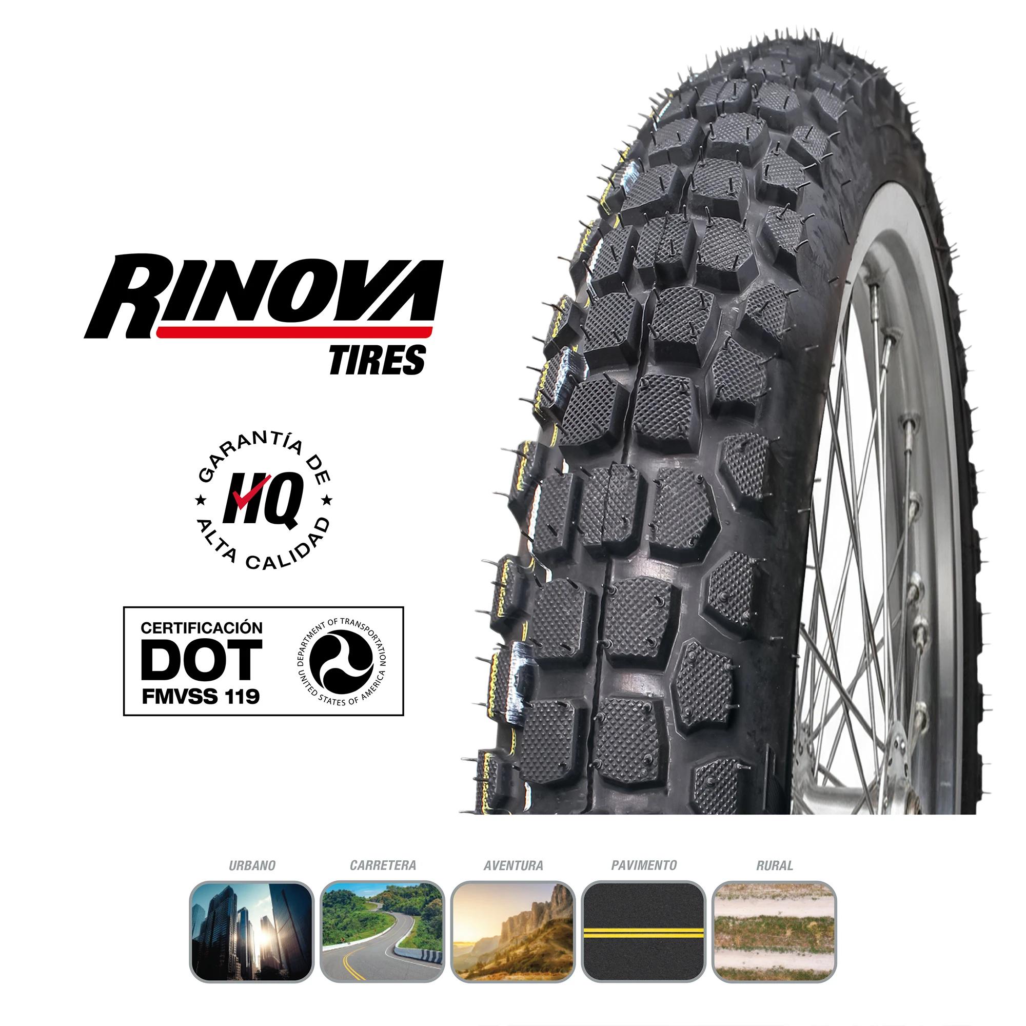 Llanta Moto Doble Propósito 275-17 Rinova RT-032C TT 47L 5