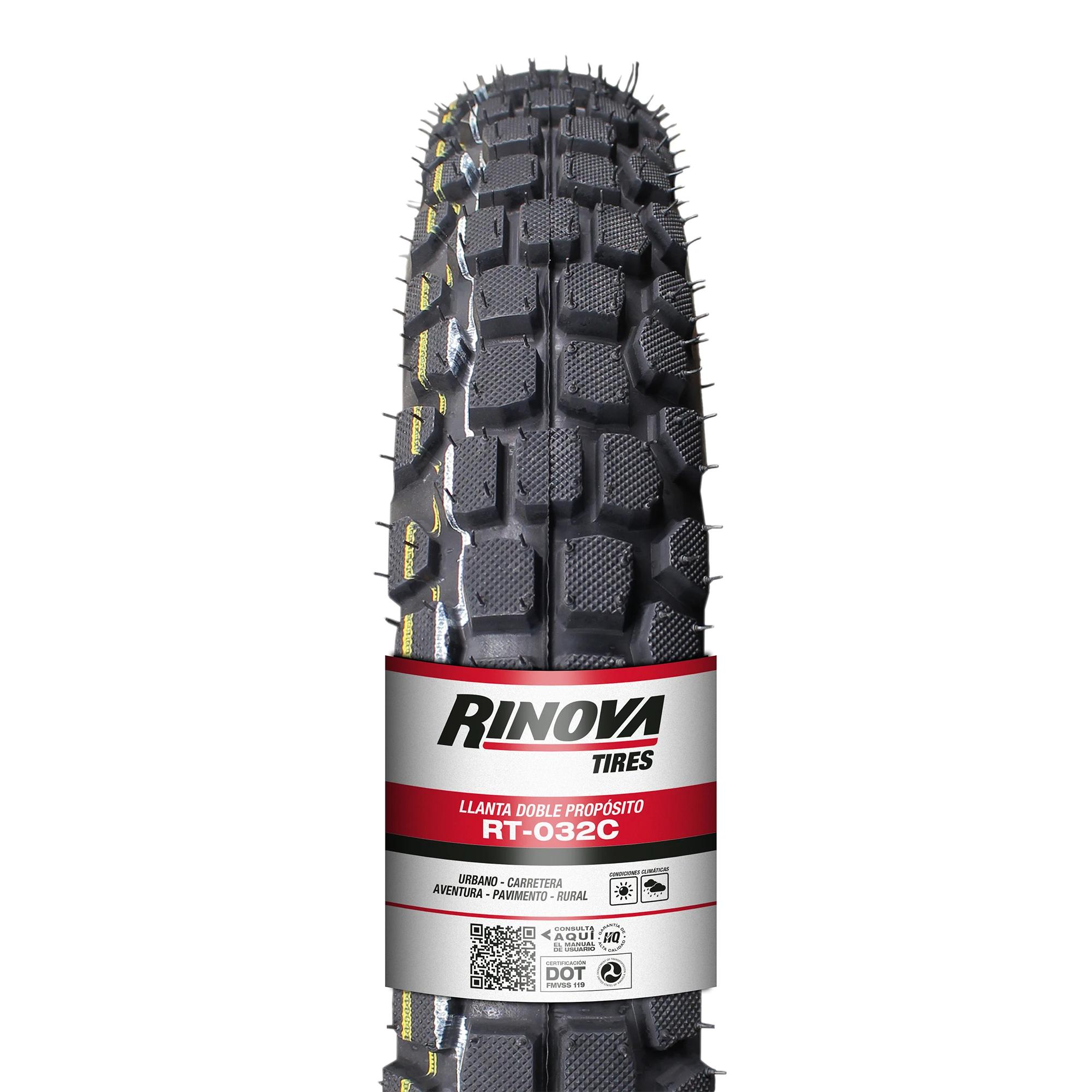 Llanta Moto Doble Propósito 275-17 Rinova RT-032C TT 47L