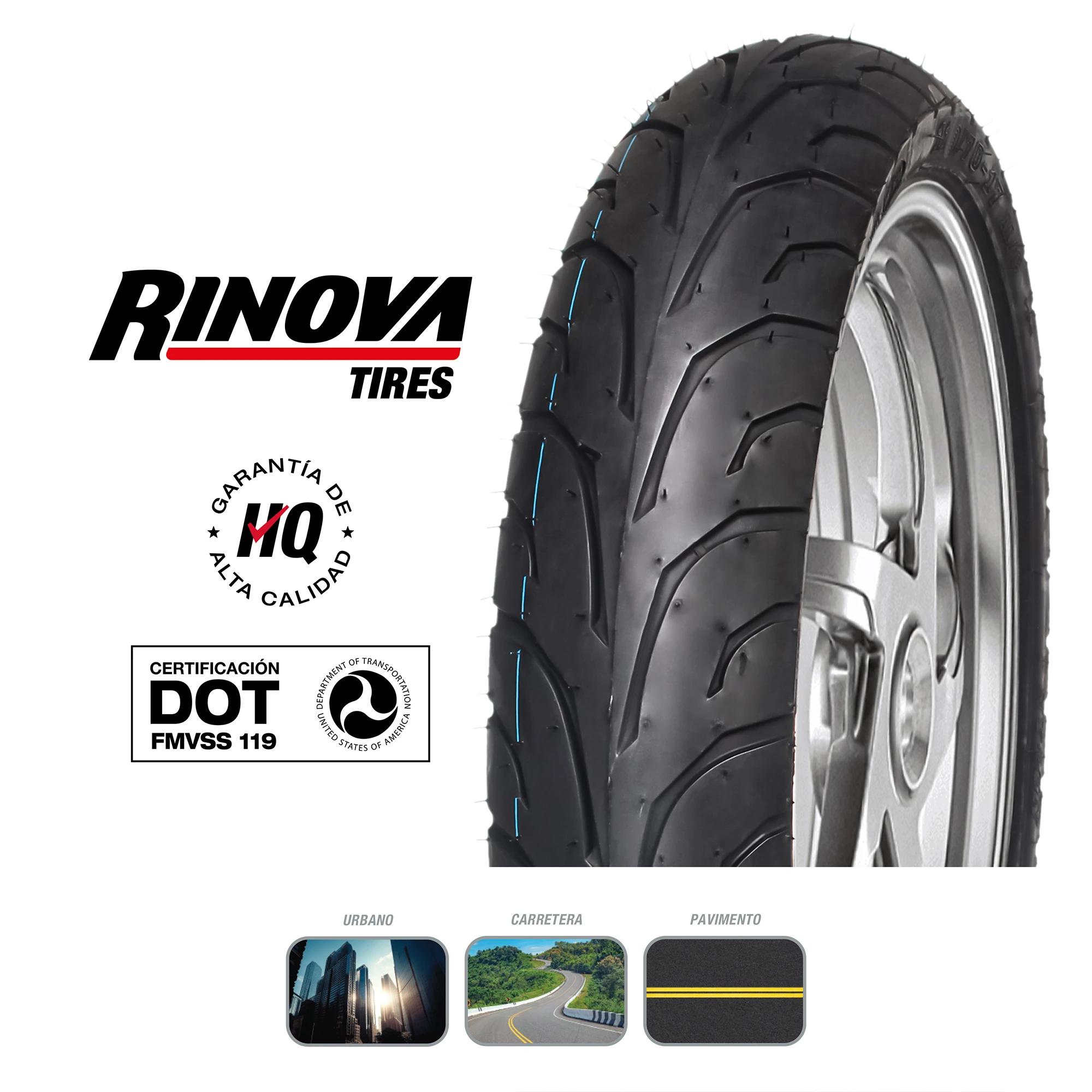 Llanta Moto Pistera 110/70-17 Rinova Tires RT-387 54L Sellomatic 5