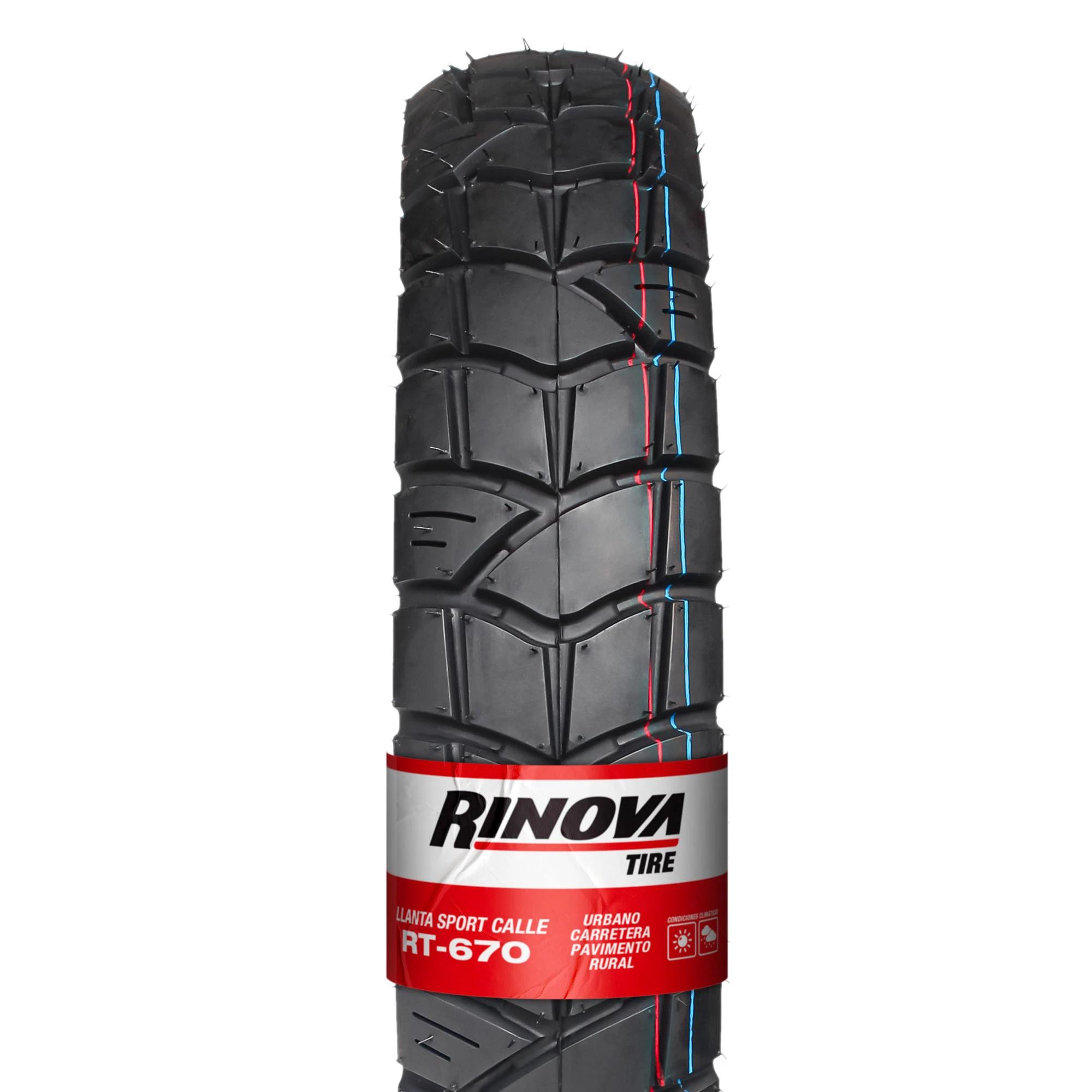 Llanta Moto Sport Calle 110/80-17 Rinova RT-670 69L Sellomatic