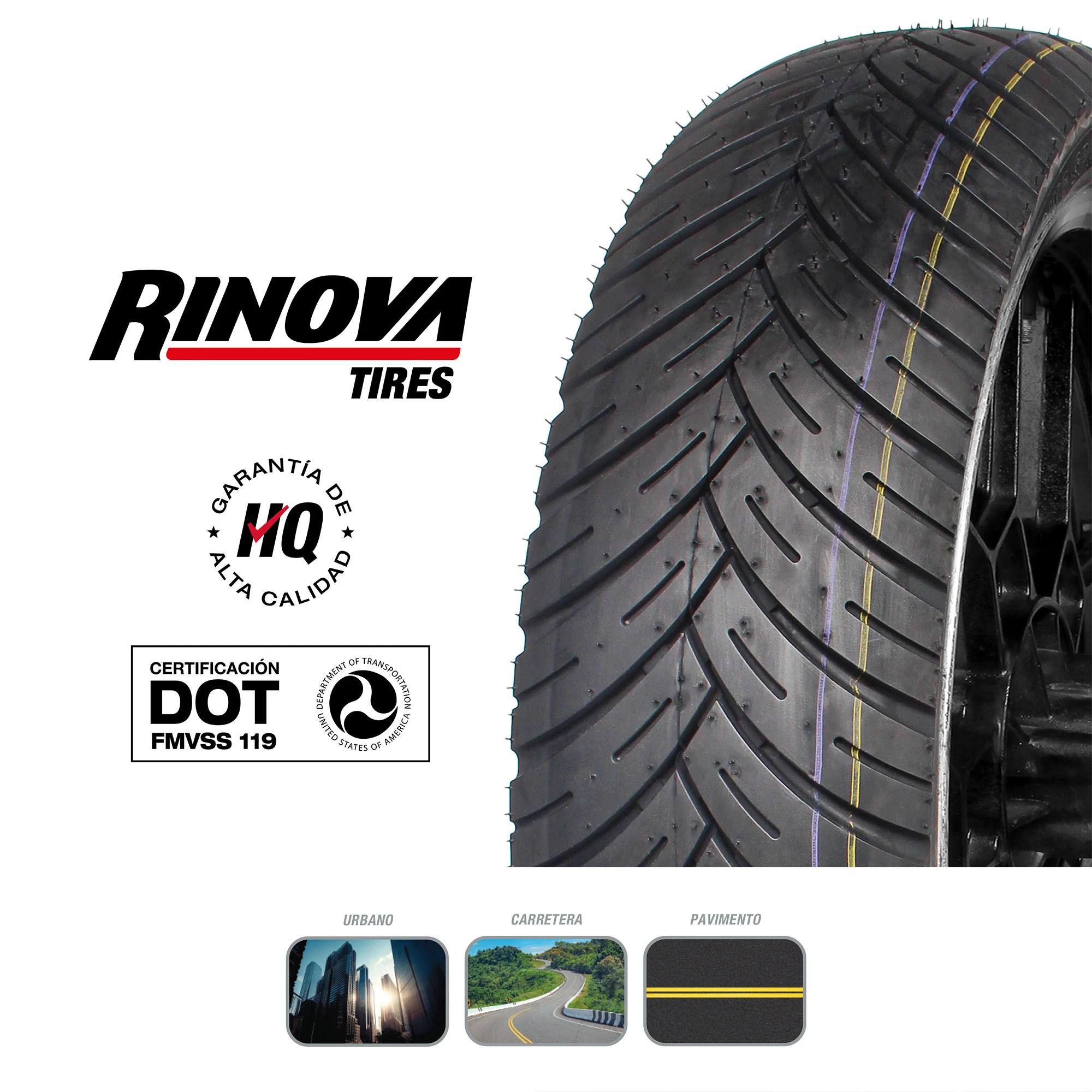 Llanta Moto Pistera 130/70-17 Rinova RT-312 72L Reforzada Sellomatic 5