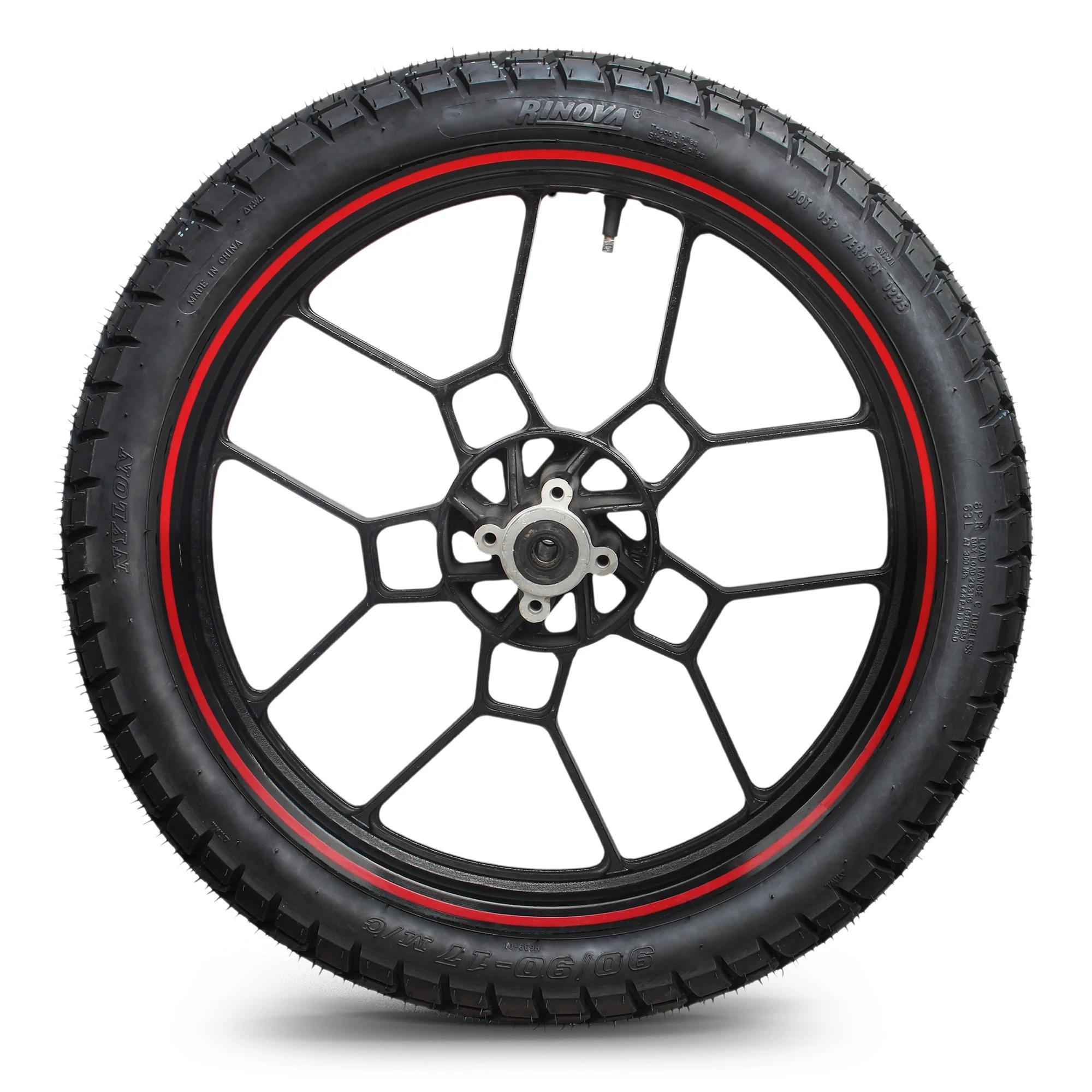 Llanta Moto Doble Propósito 90/90-18 Rinova RT-639 60L Sellomatic 3