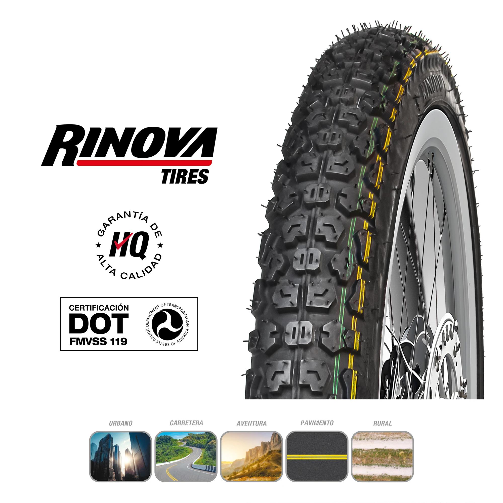 Llanta Moto Doble Propósito 275-21 Rinova RT-631 TT 52L 5