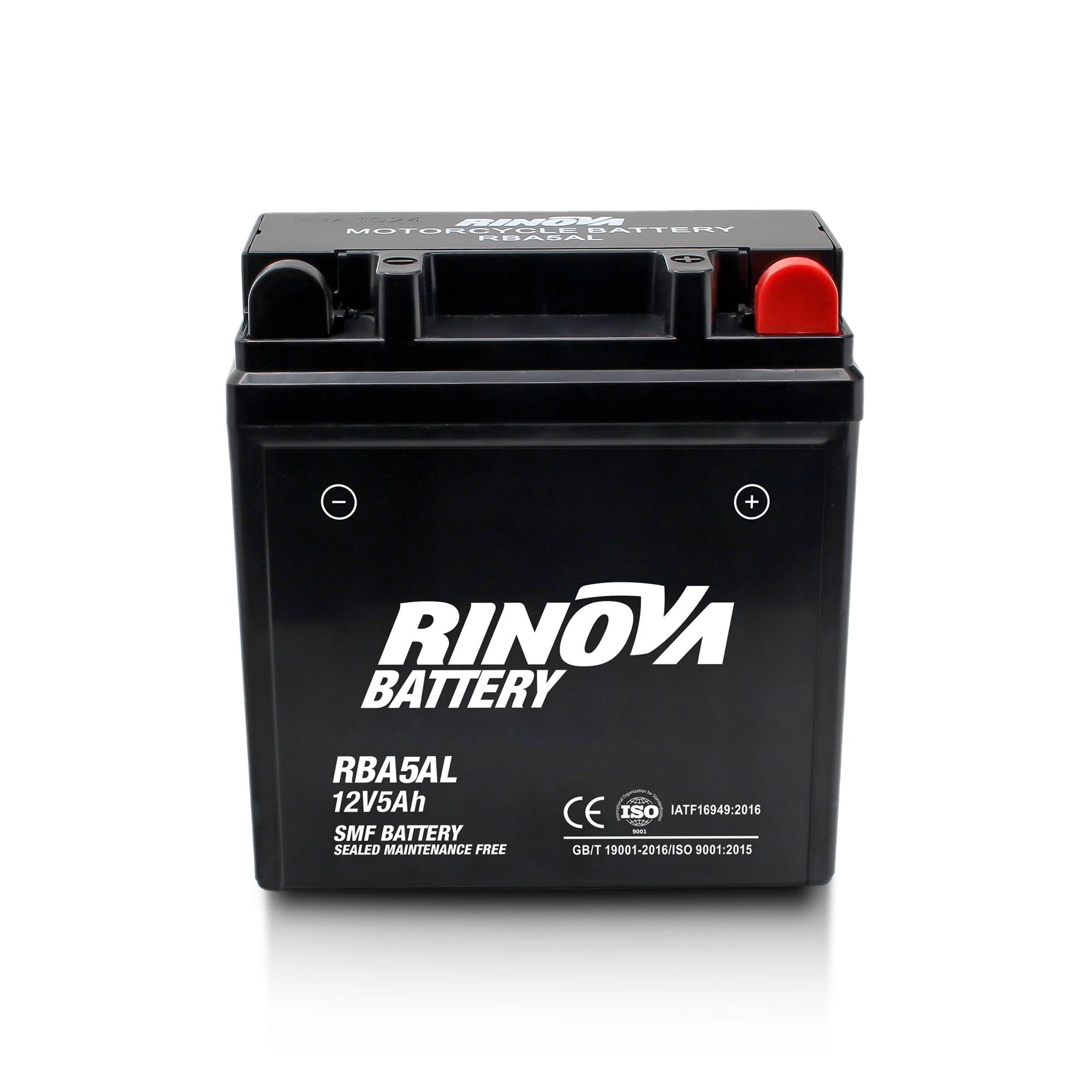 Batería Tipo Pila 12V 5Ah para Motocicleta RBA5AL Rinova Battery 2