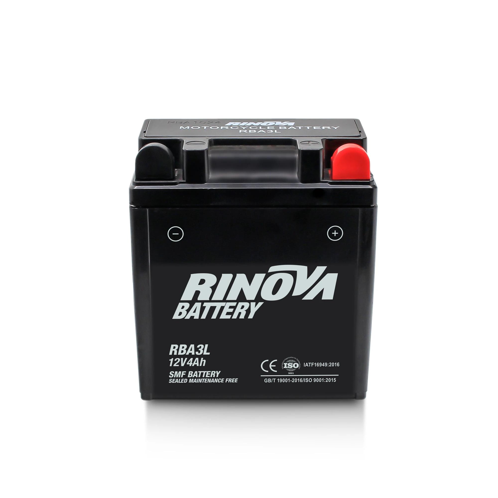 Batería Tipo Pila 12V 4Ah para Motocicleta RBA3L Rinova Battery 2