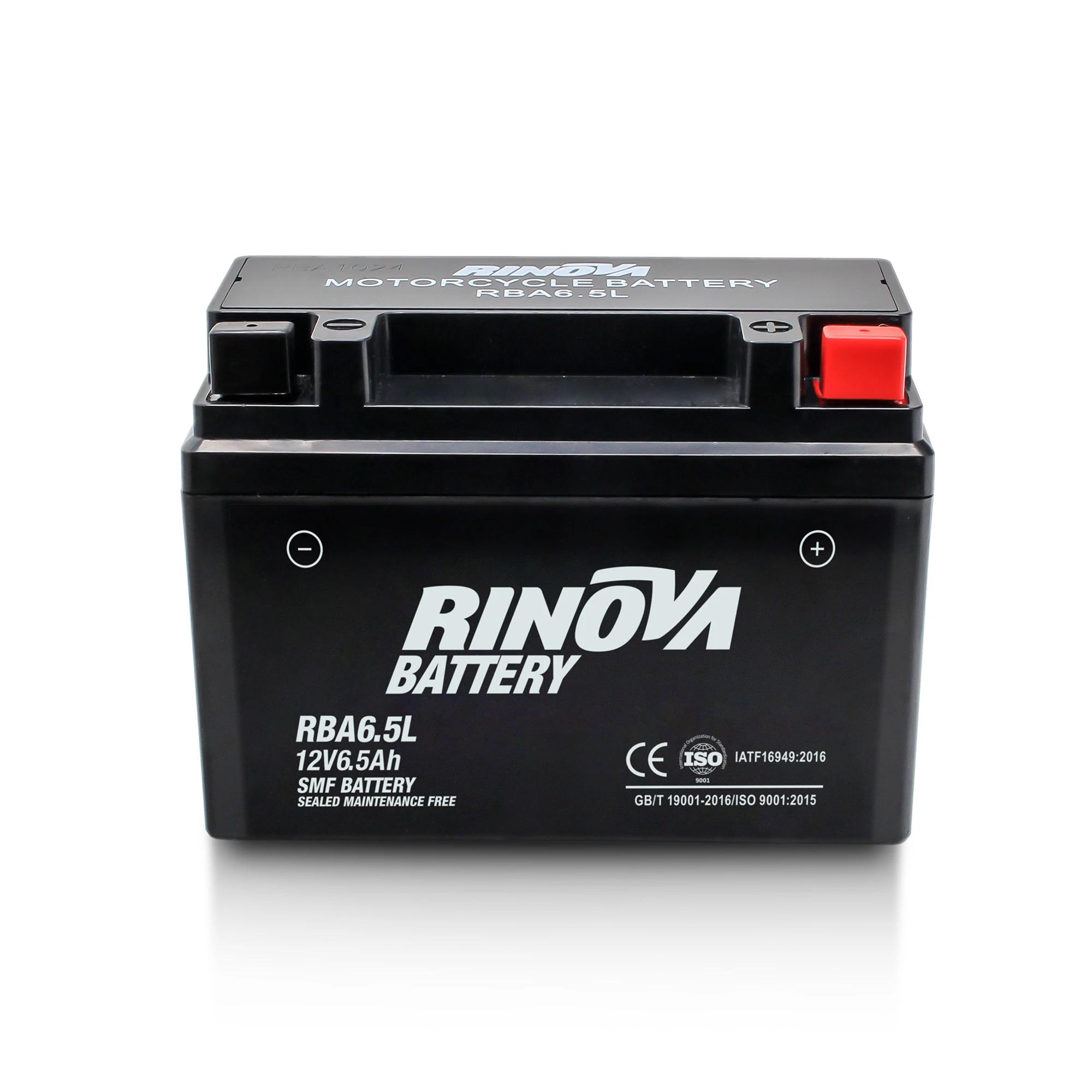 Batería Tipo Pila 12V 6.5Ah para Motocicleta RBA6.5L Rinova Battery 2